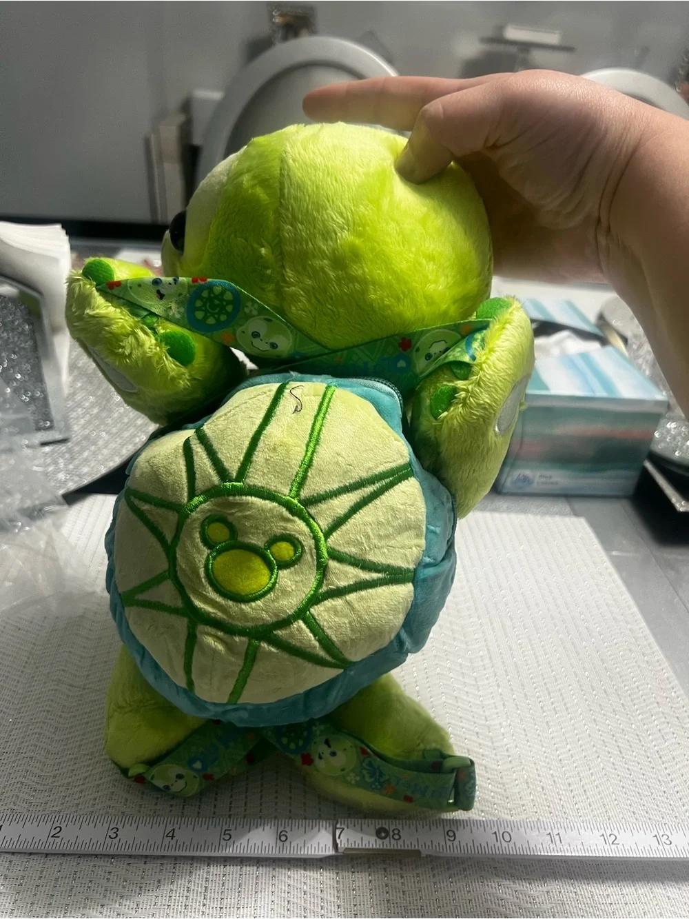 Disney Parks Aulani ‘Olu Mel Plush Backpack Turtle Duffy & Friends Rare NWOT